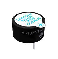 80 Decibels A (dBA) Minimum Sound Pressure Level (SPL) at 10 Centimeter (cm) and Tin (Sn) Plated Red Copper Terminal Material Buzzer Indicator (AI-1027-TWT-5V-R) 80 Decibels A (dBA) Minimum Sound Pressure Level (SPL) at 10 Centimeter (cm) and Tin (Sn) Plated Red Copper Terminal Material Buzzer Indicator (AI-1027-TWT-5V-R)