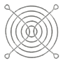 80 Millimeter (mm) Wire Form Fan Guards 80 Millimeter (mm) Wire Form Fan Guards