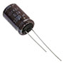 KZE Series 220 Microfarad (µF) Capacitance and 25 Millimeter (mm) Dimension L Miniature Aluminum Electrolytic Capacitor KZE Series 220 Microfarad (µF) Capacitance and 25 Millimeter (mm) Dimension L Miniature Aluminum Electrolytic Capacitor