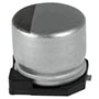 Alchip™-MZA Series 100 Microfarad (µF) Capacitance and 6.3 Millimeter (mm) Dimension D Surface Mount Aluminum Electrolytic Capacitor